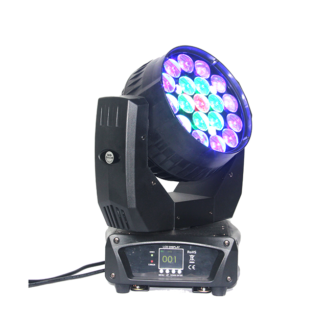 Luz de lavado de cabeza móvil con zoom LED de 19 × 15 W