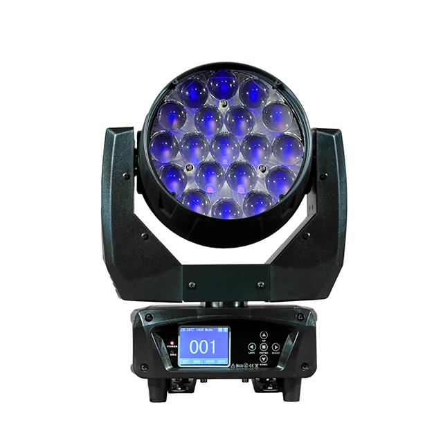 Mac Aura 19×15W LED Zoom Lámpara de lavado con cabezal móvil 