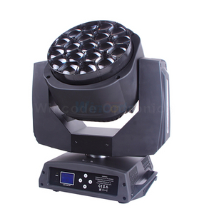 B-Eye K10 19×15W LED con zoom de cabeza móvil Wash Light