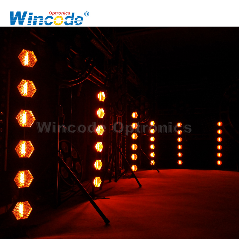 Luz estroboscópica de escenario de estilo retro halógeno de 6 × 300 W 
