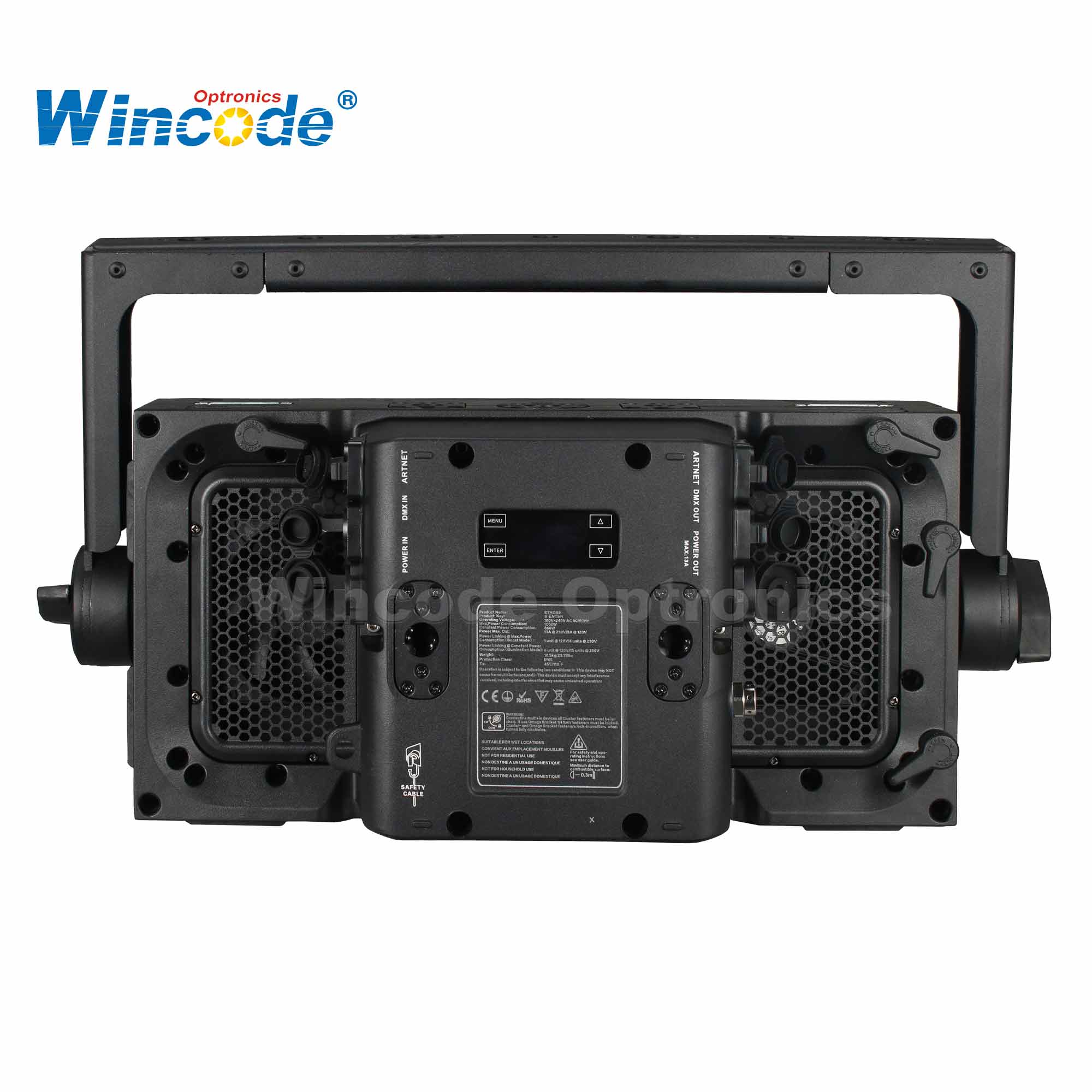 Luz estroboscópica LED Fusion S2: Luz estroboscópica resistente al agua IP65 de 700 W de alta potencia para iluminación de escenario profesional