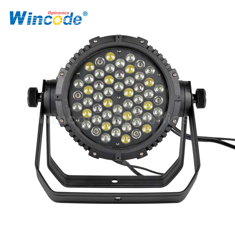54 × 3W RGBW LED para exteriores a prueba de agua Par Can