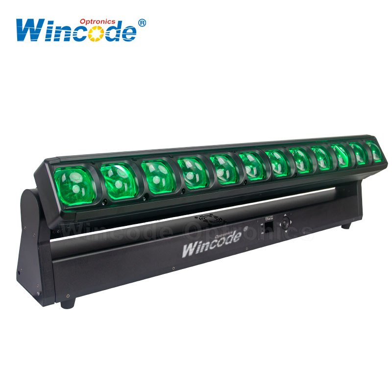 Tetra Bar 12×60W LED Pixel Barra de zoom móvil con inclinación motorizada 