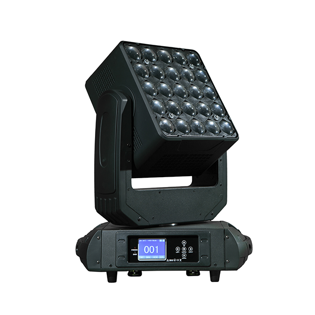 Luz con cabezal móvil de matriz LED con zoom de 25 × 15 W 