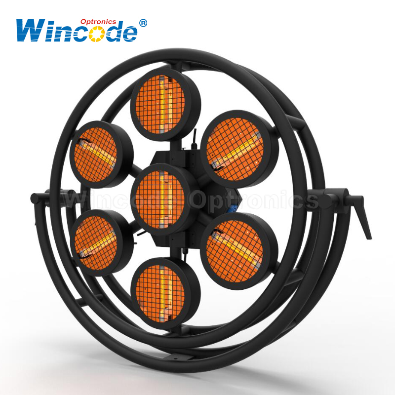 Luz estroboscópica retro de píxeles LED Portman P1 7×60W 